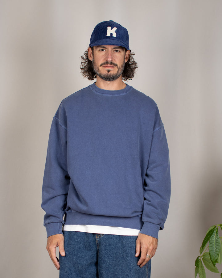 Corduroy Logo Cap Blue