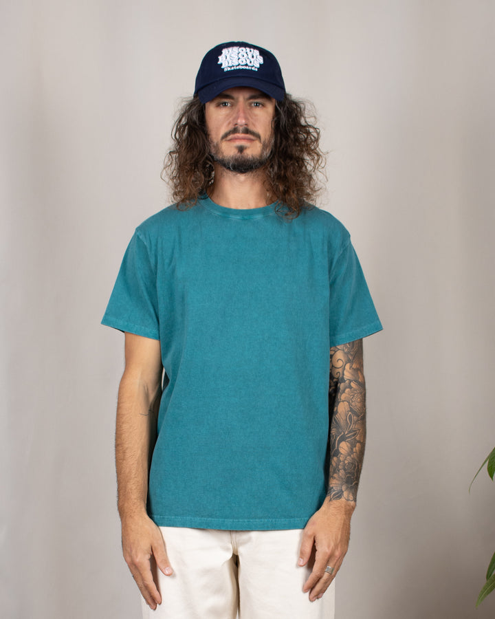 Short Sleeve Crew T-shirt P-Nile Blue