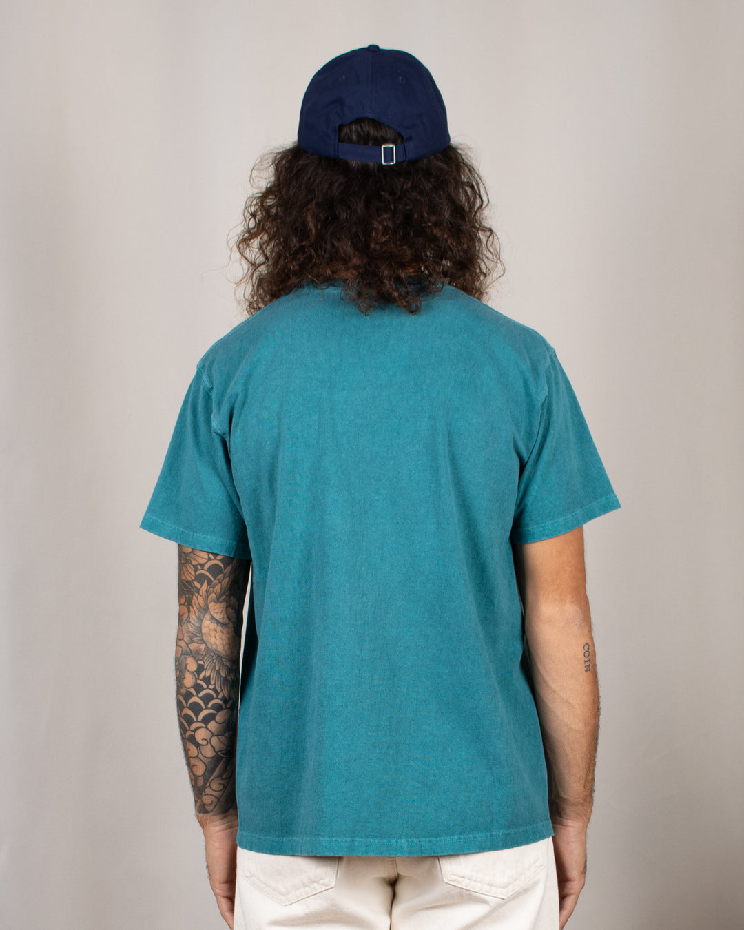 Short Sleeve Crew T-shirt P-Nile Blue