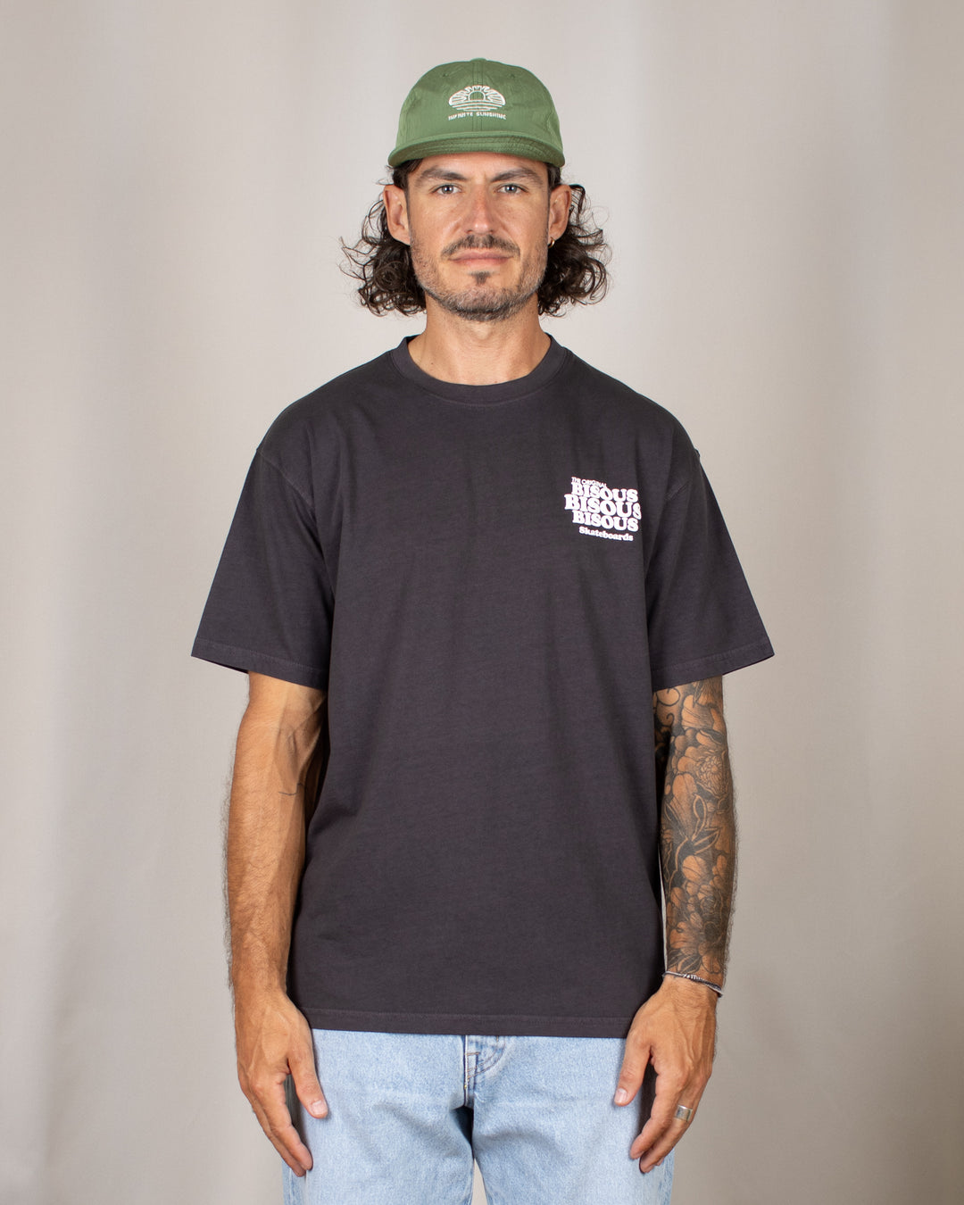 T-shirt Grease Anthracite