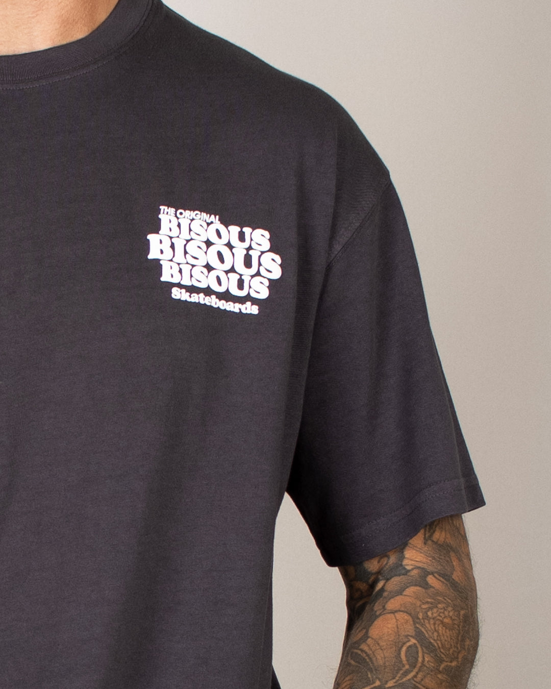 T-shirt Grease Anthracite
