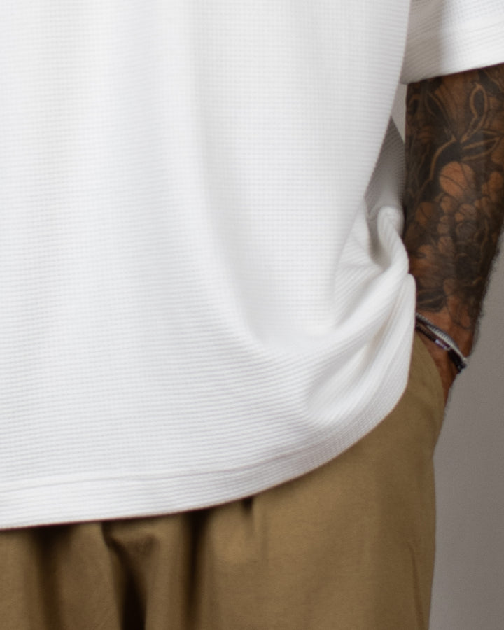 Waffle Oversize Tee Snow