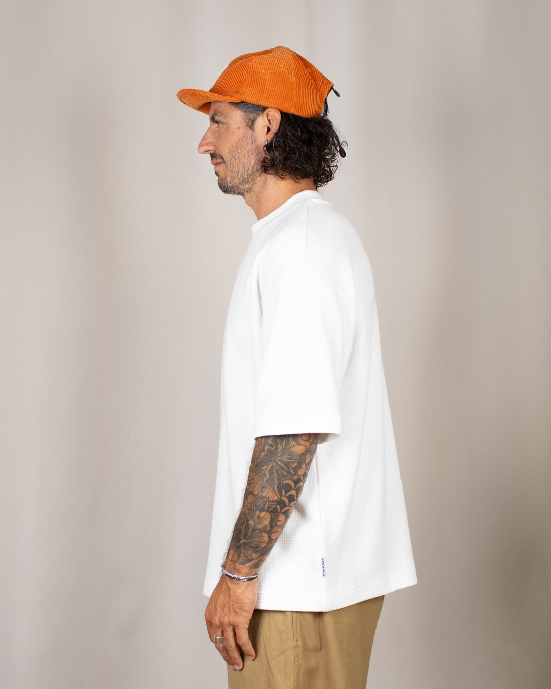 Waffle Oversize Tee Snow