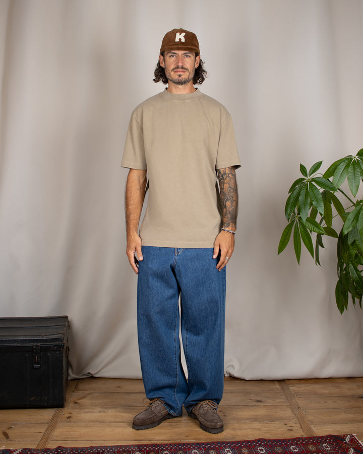 Relaxed Tee Blank Taupe Washed