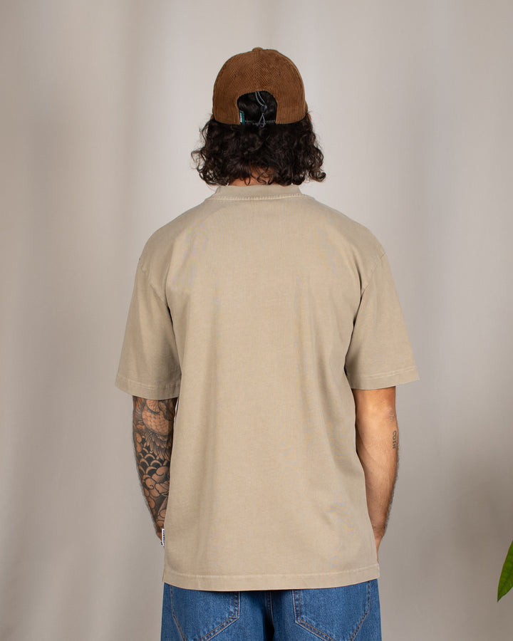 Relaxed Tee Blank Taupe Washed