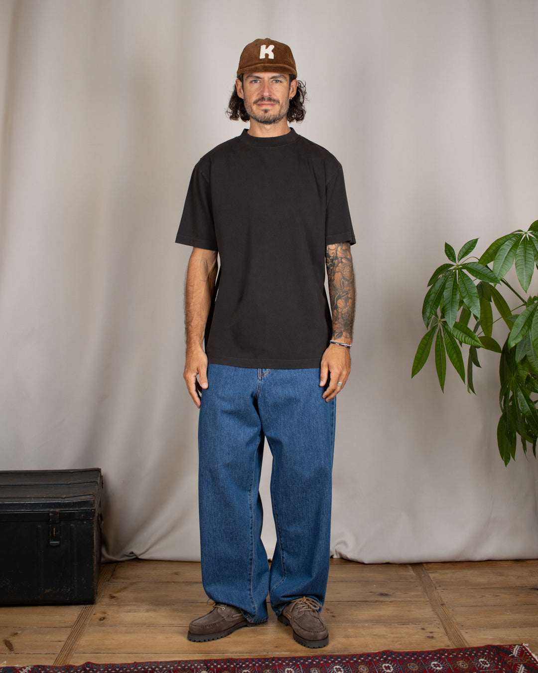 Relaxed Tee Blank Espresso Washed