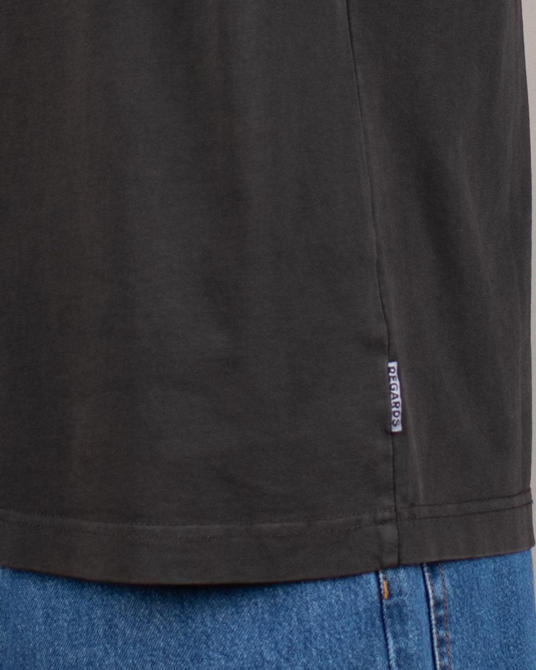 Relaxed Tee Blank Espresso Washed