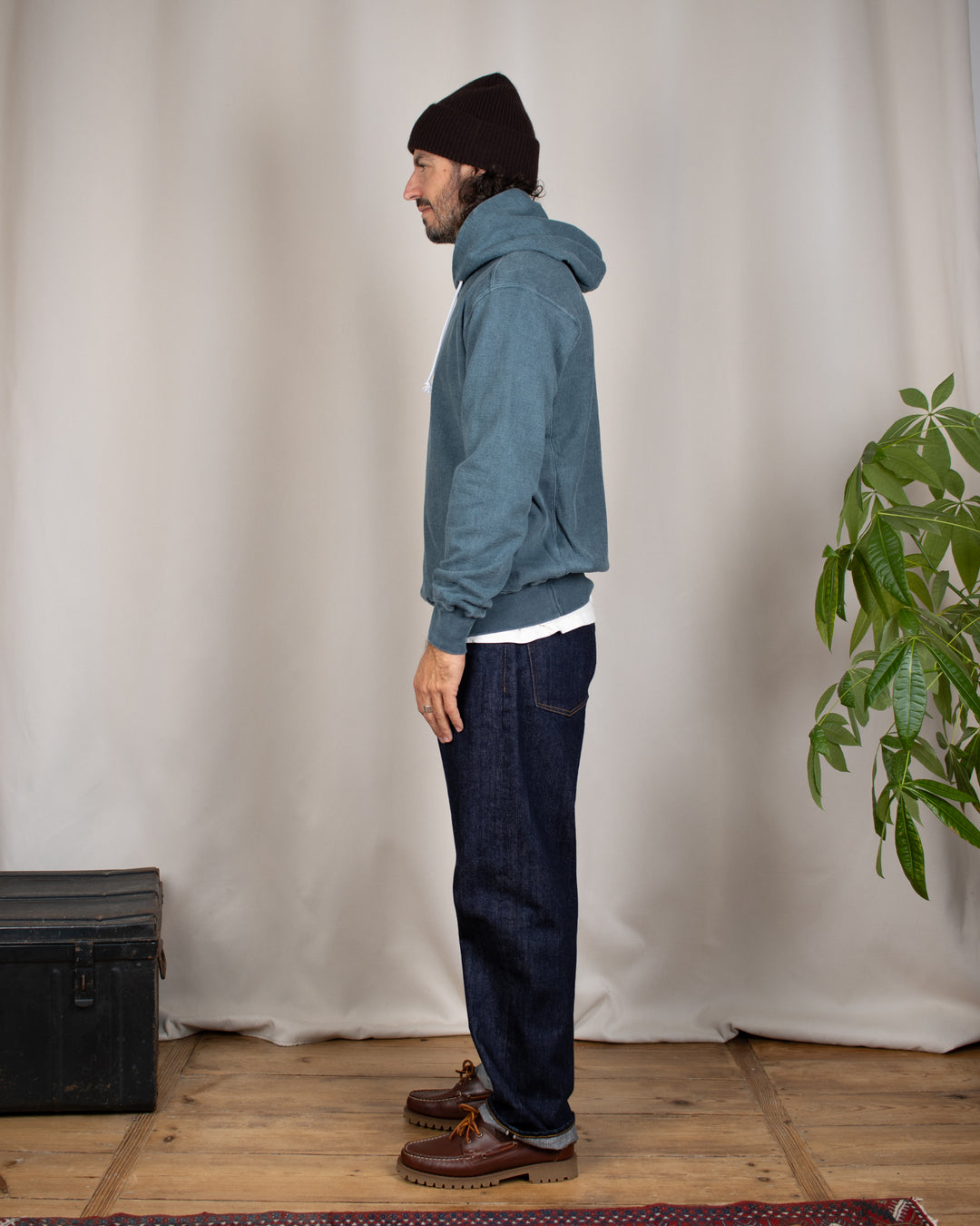 Heavy Pullover Hood Sweat P-Slate
