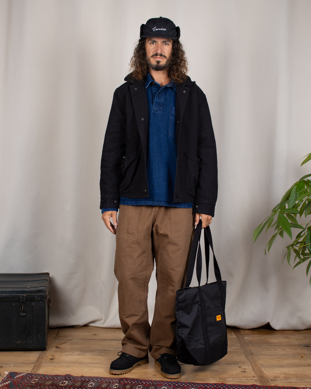 Denim Script Popover One Wash