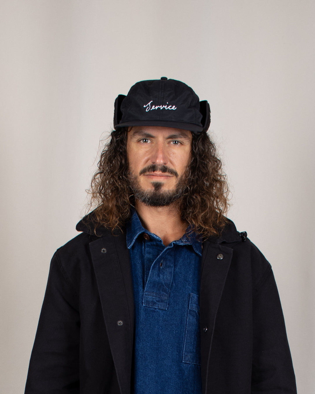 Script Trapper Hat Black x Power Goods