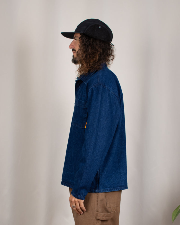 Denim Script Popover One Wash
