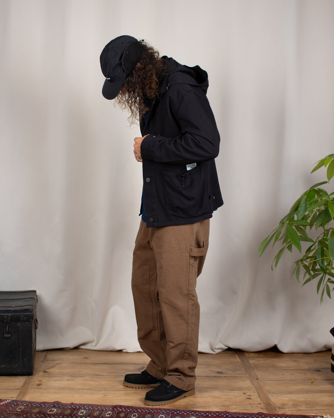 Script Trapper Hat Black x Power Goods