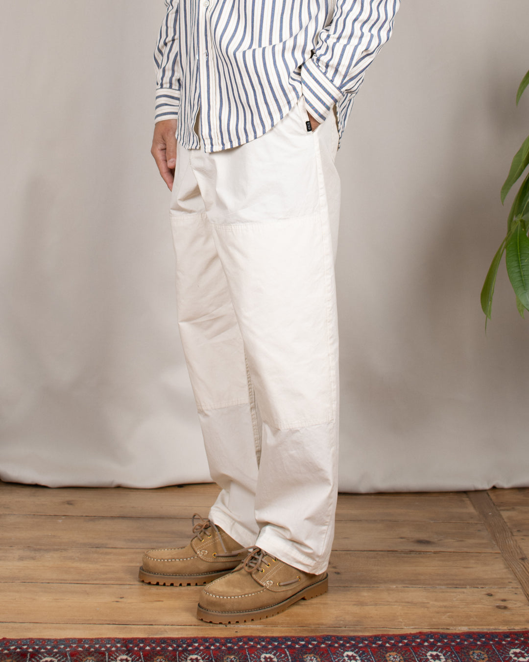 Easy Double Knee Pant Natural