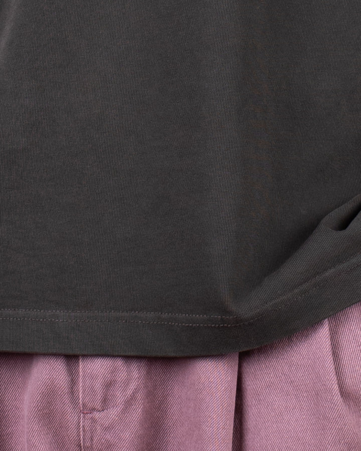 Heavy Oversize Tee Espresso Washed