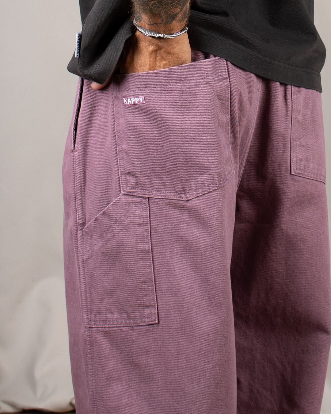 Two Tuck Wide Kation Pants Purple