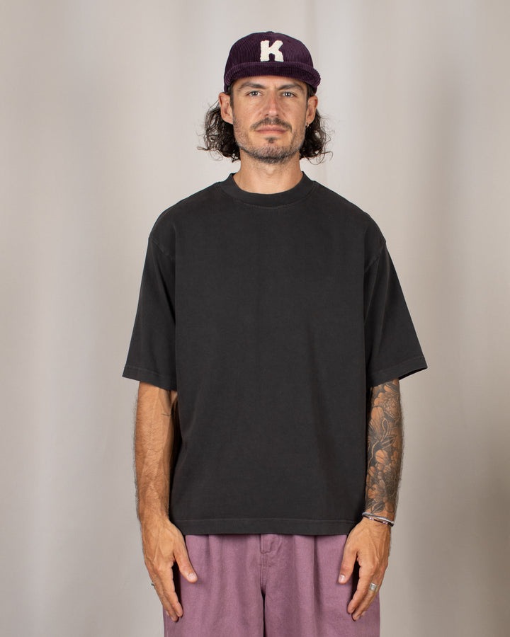 Heavy Oversize Tee Espresso Washed
