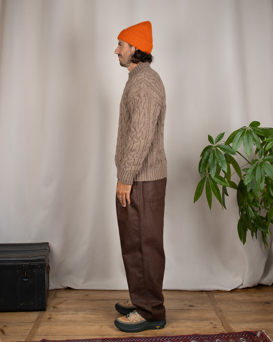 Ohannes Crew-Neck Jumper Taupe