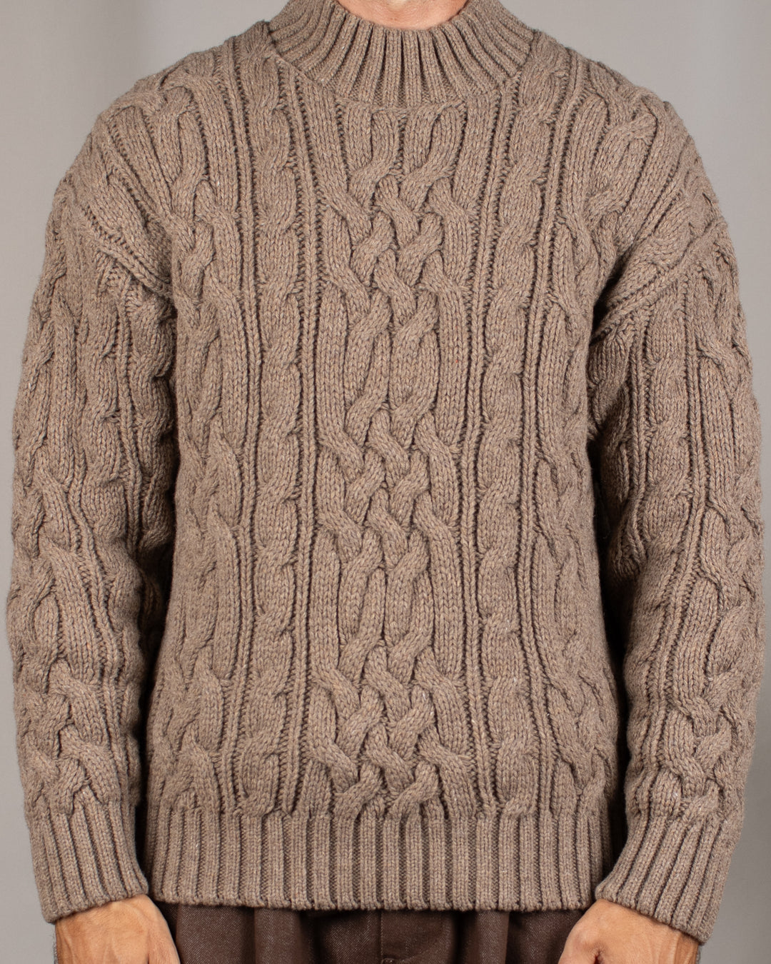 Ohannes Crew-Neck Jumper Taupe