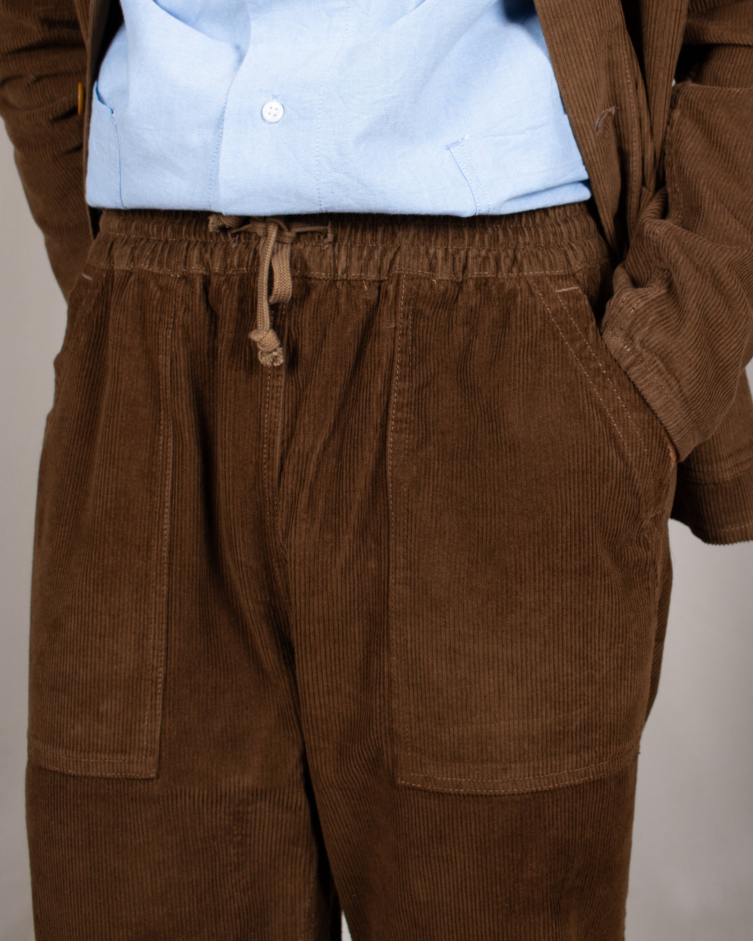 Corduroy Chef Pant Bark