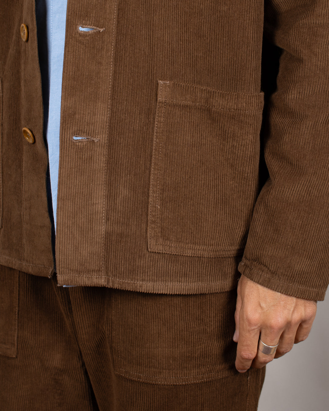 Corduroy Chore Jacket Bark