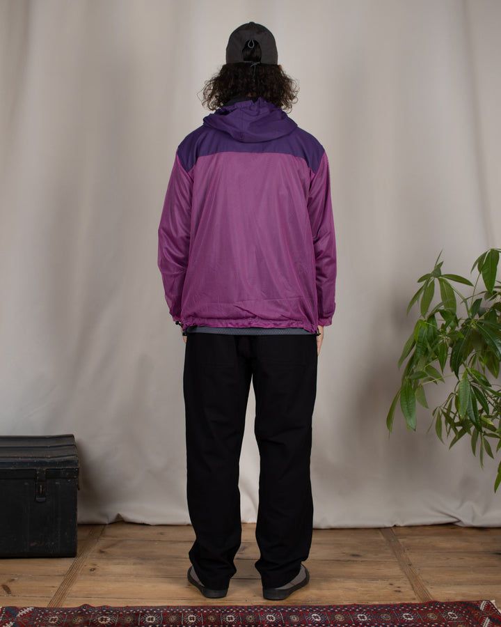 Down Mountain Reversible W-Zip Hood Jacket D.Purple/Black