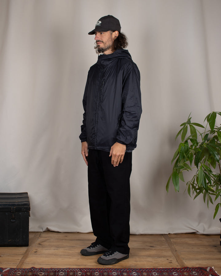 Down Mountain Reversible W-Zip Hood Jacket D.Purple/Black