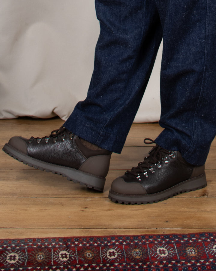 Dune Low Brown Tumbled Leather