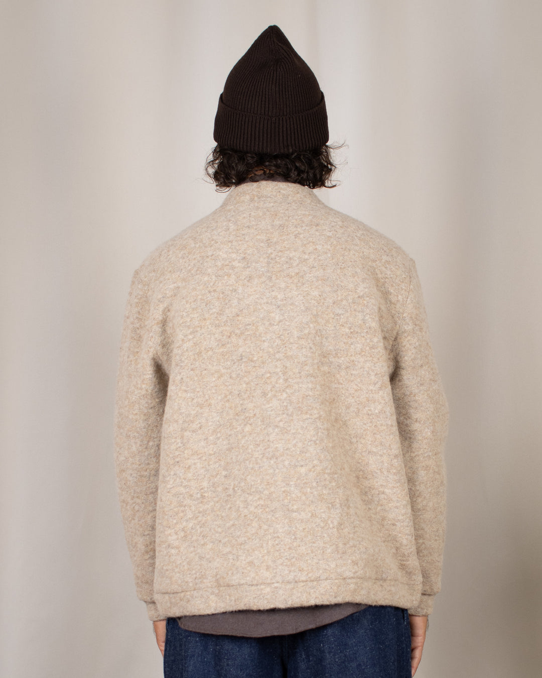 Advance Cardigan Wool Fleece Fawn