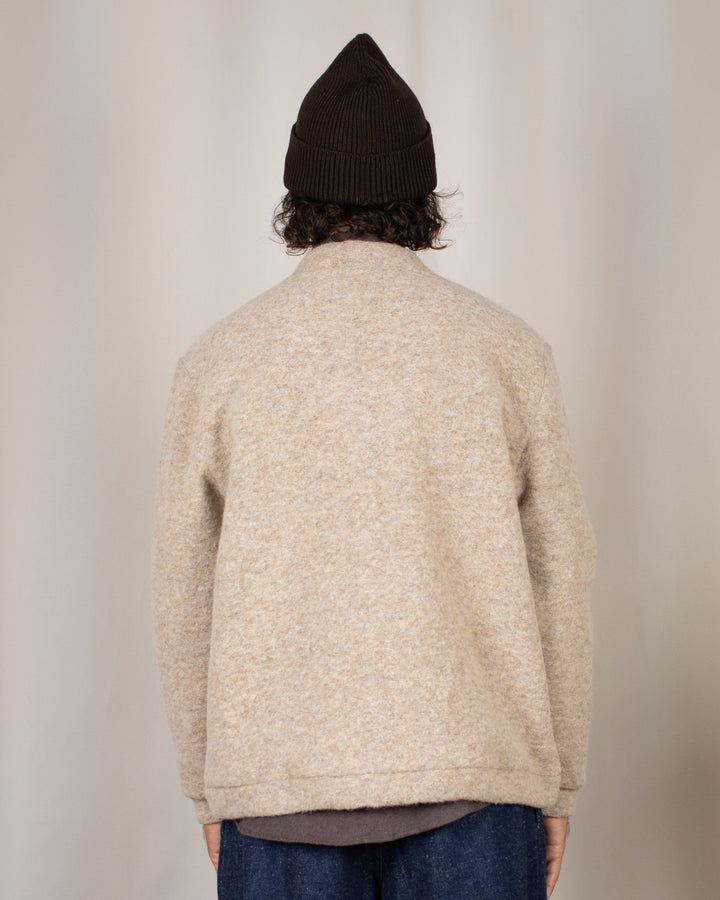 Advance Cardigan Wool Fleece Fawn