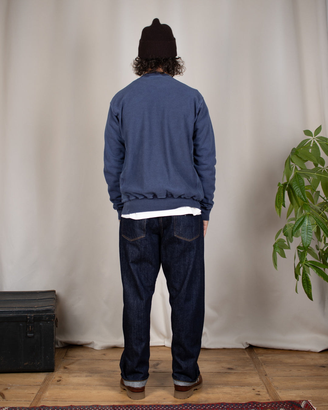 Heavy Crew Sweat P-Navy