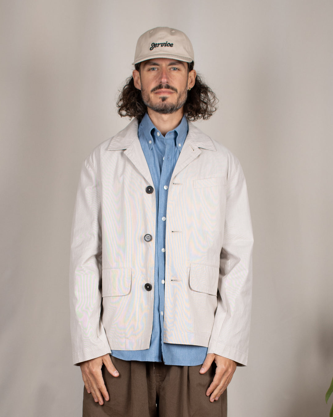 Franck Jacket Kennedy Stripe Brown