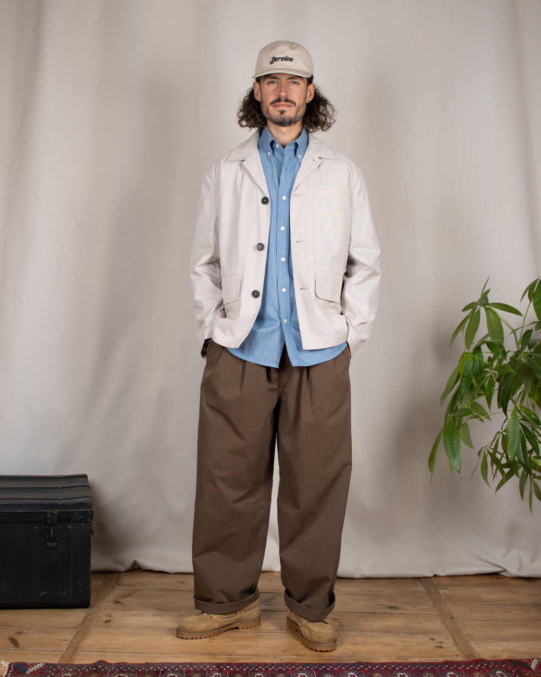 Franck Jacket Kennedy Stripe Brown