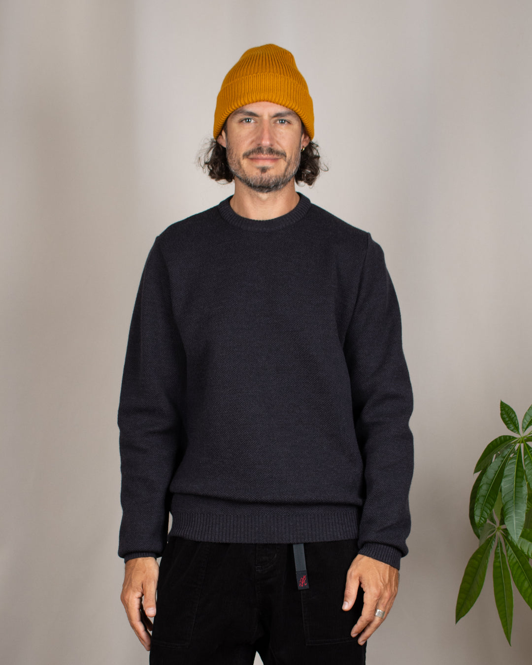 Youri Crew-Neck Jumper Anthracite