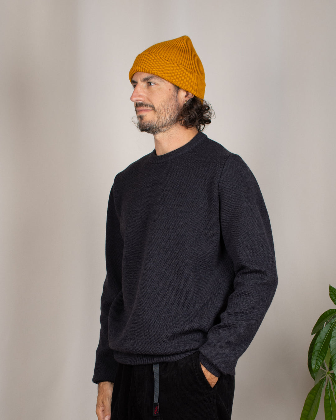 Youri Crew-Neck Jumper Anthracite