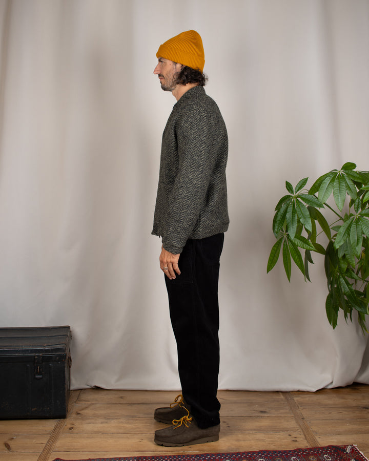Advance Cardigan Raven Fleece Olive