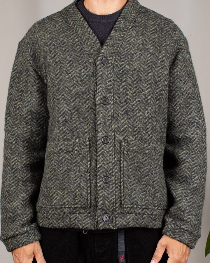 Advance Cardigan Raven Fleece Olive