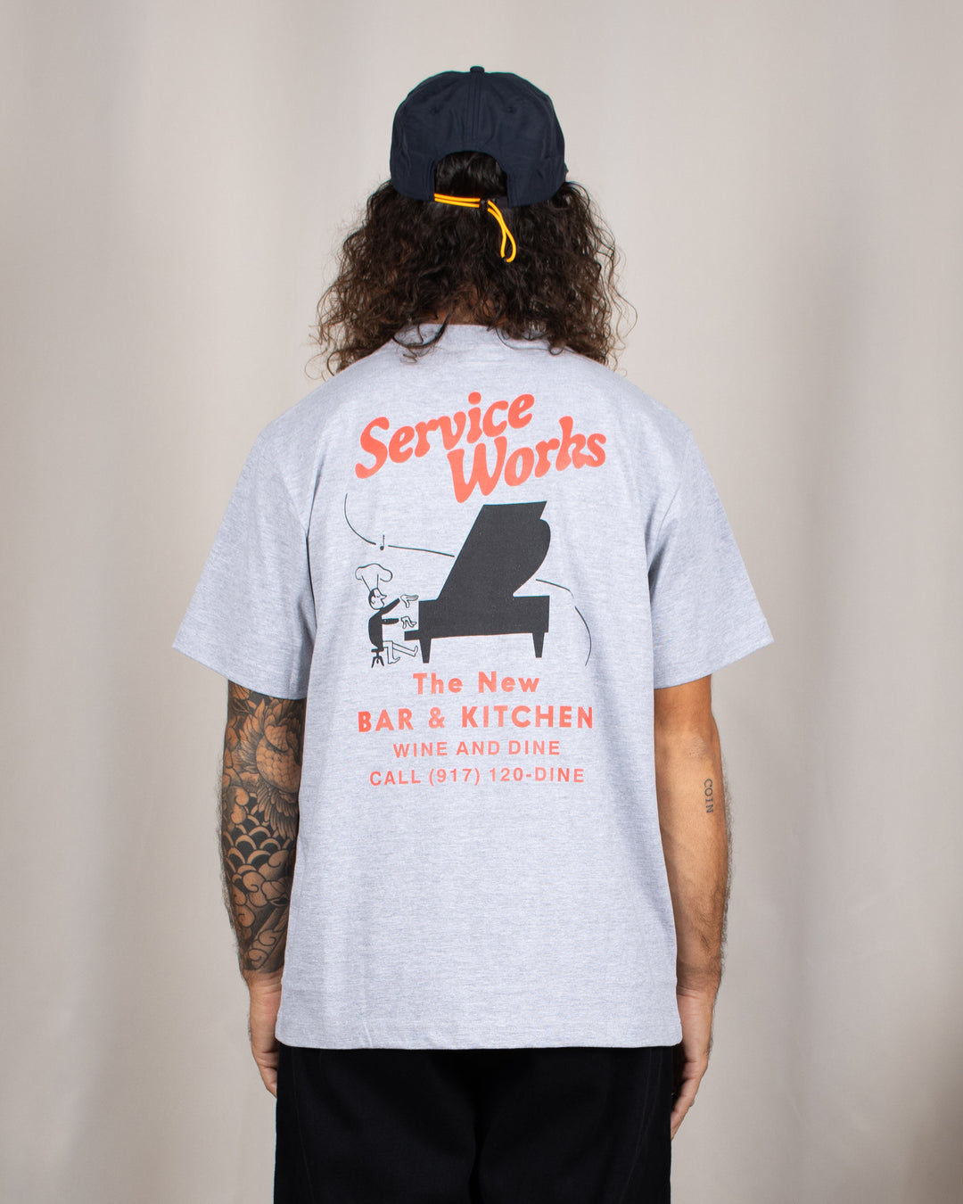 Bar Kitchen Tee Heather Grey