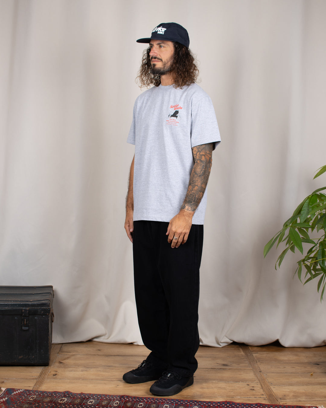 Bar Kitchen Tee Heather Grey