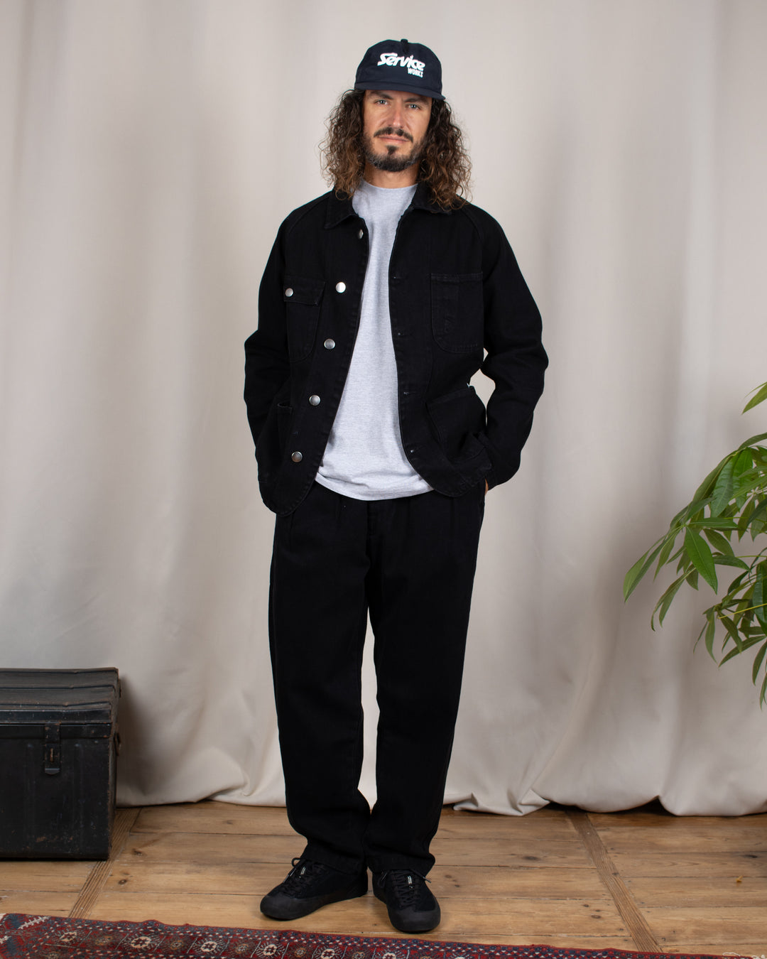 Denim Part Timer Pants Dark Wash