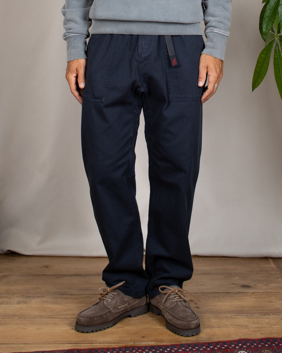 Loose Tapered Ridge Pant Double Navy