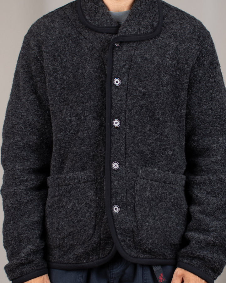 Lancaster Jacket Bouclet Fleece Charcoal