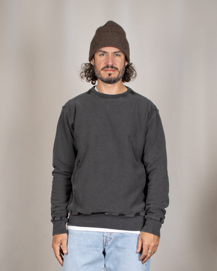 Heavy Crew Sweat P-Black