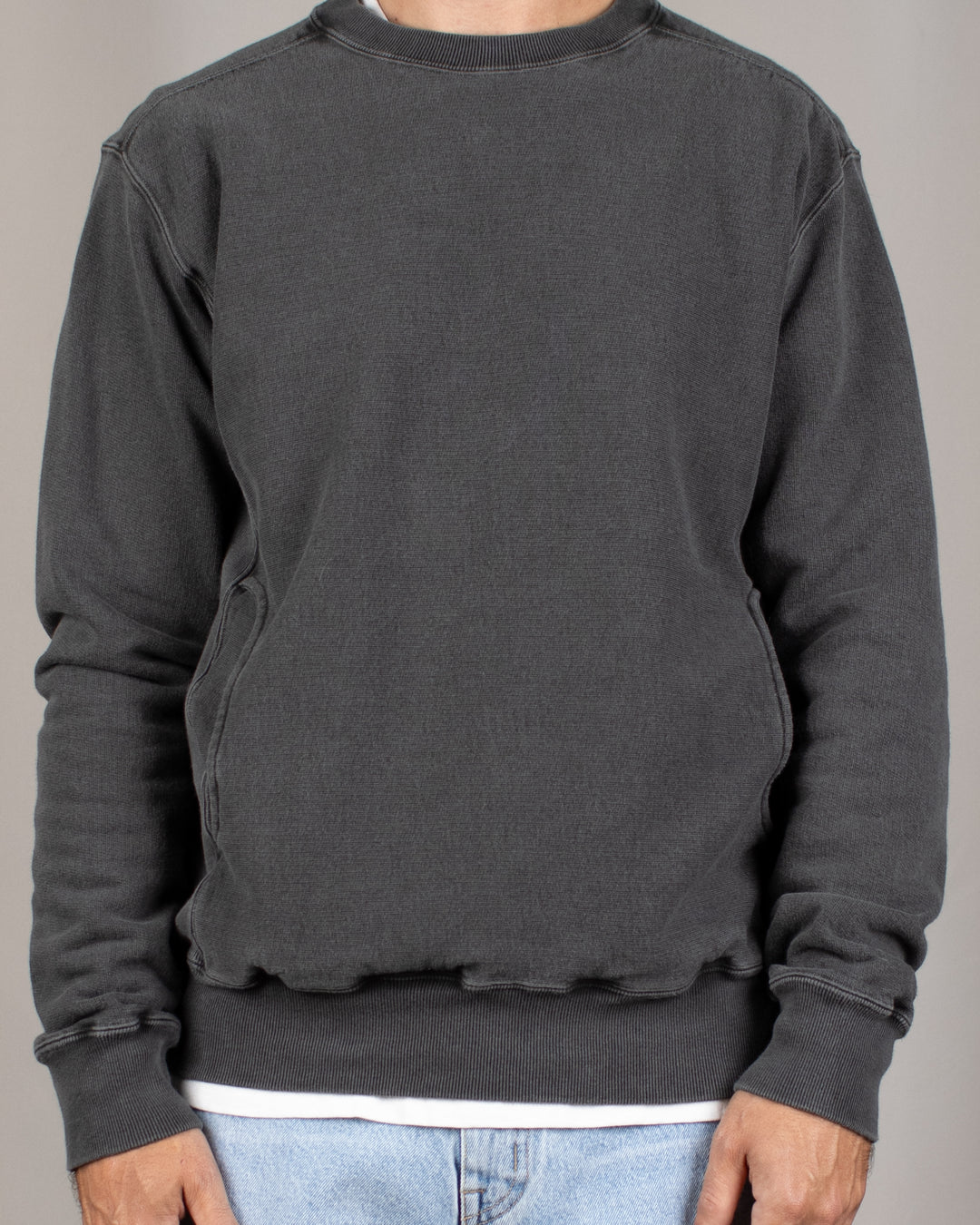 Heavy Crew Sweat P-Black