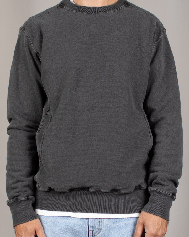 Heavy Crew Sweat P-Black