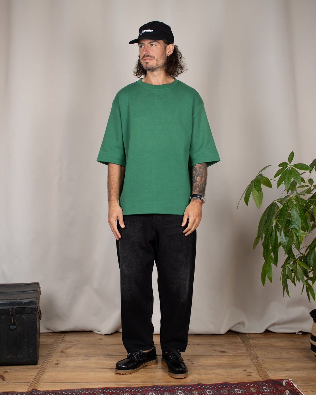 T-Shirt Vahé Manches Courtes Vert