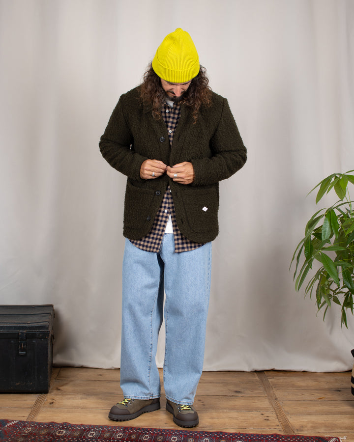 York Wool Fleece Jacket Verdone