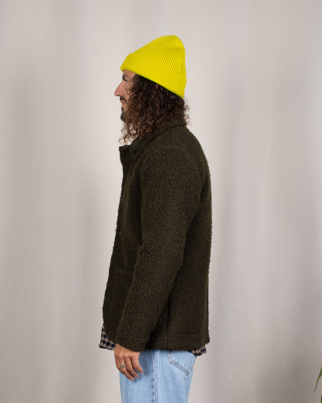 York Wool Fleece Jacket Verdone