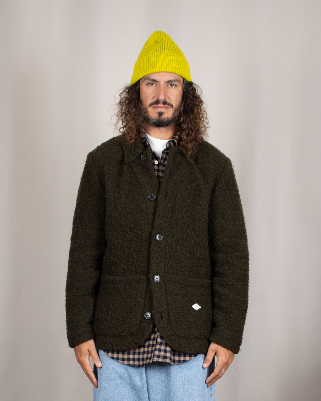 York Wool Fleece Jacket Verdone
