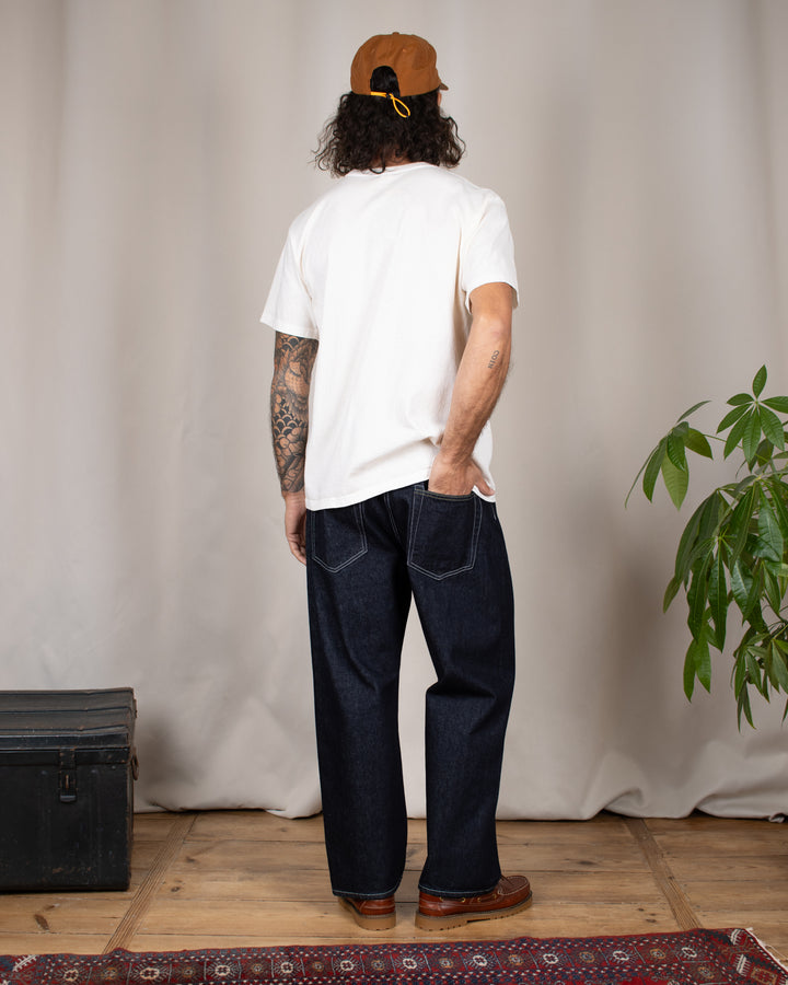 Denim03 Wide Tapered Jeans One Wash