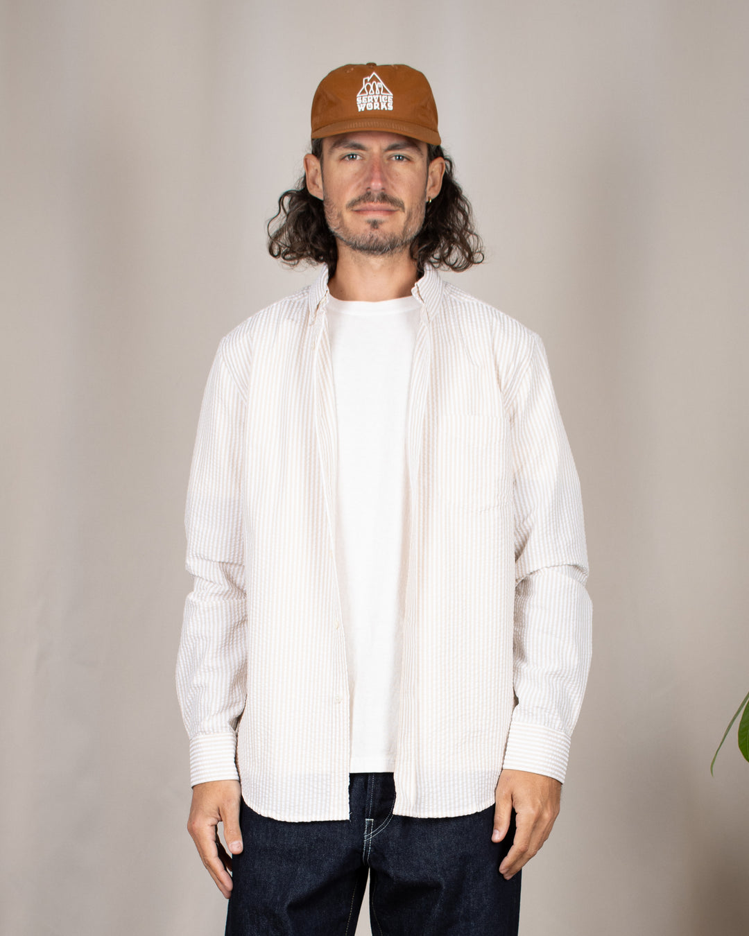 Atlantico Stripe Shirt Sand